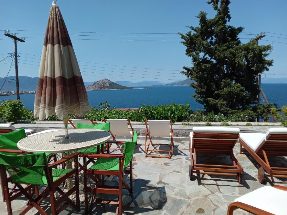 Fantastic House With A Wonderful View Of The Sea Villa Kapotidhes Bagian luar foto