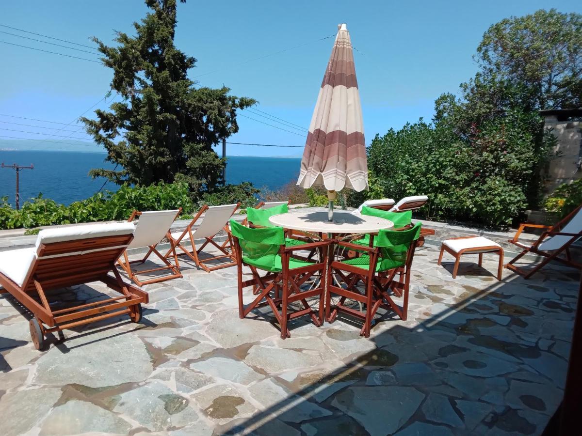 Fantastic House With A Wonderful View Of The Sea Villa Kapotidhes Bagian luar foto