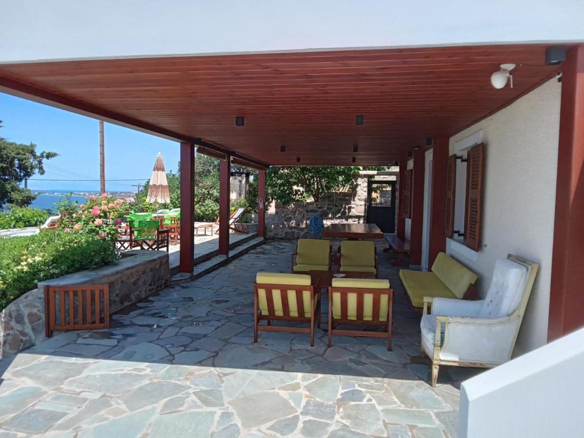 Fantastic House With A Wonderful View Of The Sea Villa Kapotidhes Bagian luar foto