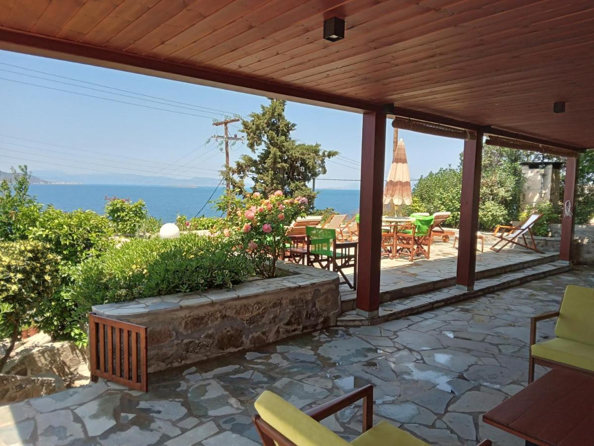 Fantastic House With A Wonderful View Of The Sea Villa Kapotidhes Bagian luar foto